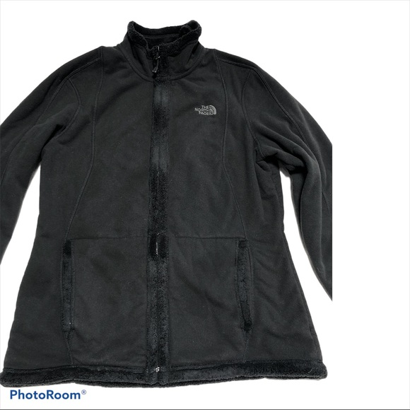Northface plush black med fleece jacket - Picture 6 of 7